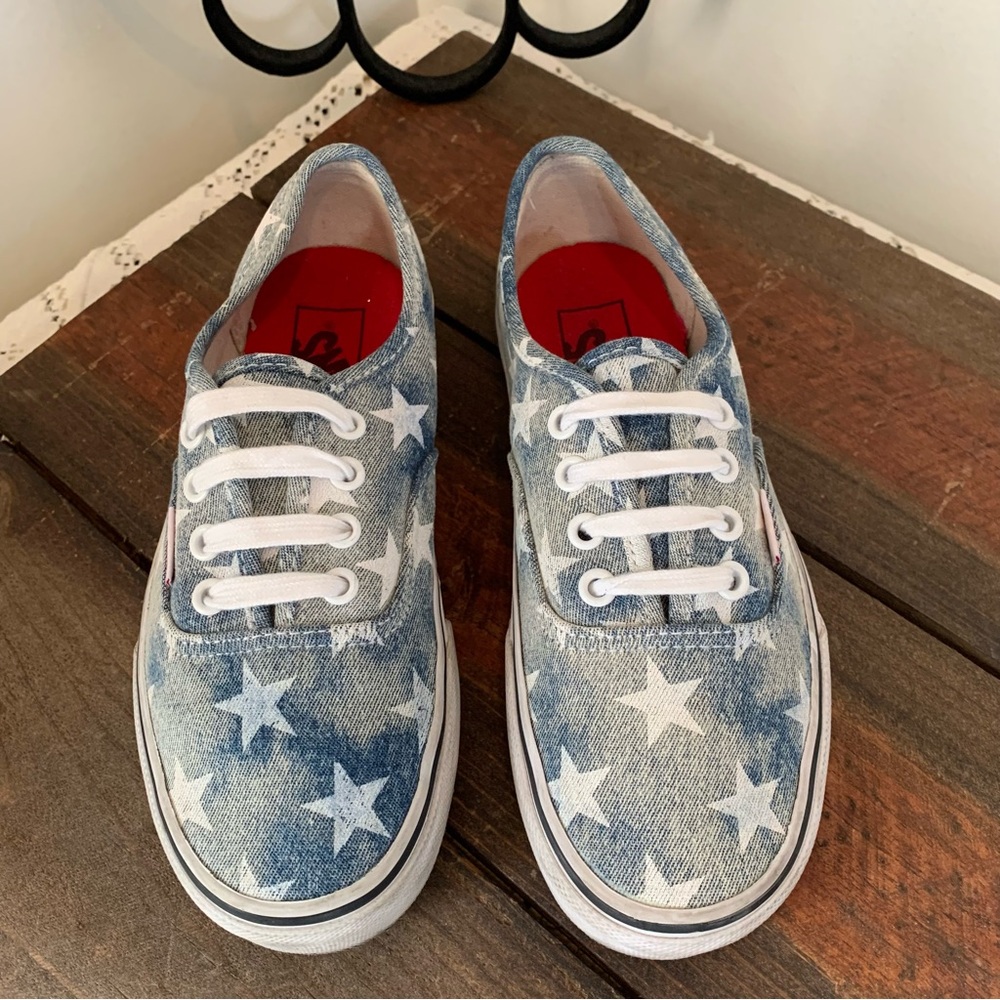 Vans Denim and Stars Unisex Skate Sneakers - Picture 4 of 11